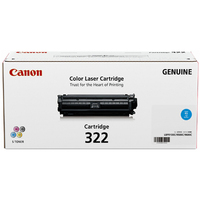 CANON CART322C HIGH YIELD CYAN TONER CARTRIDGE 15K TO SUIT LBP9100CDN