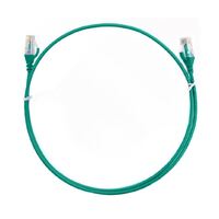 8ware CAT6 Ultra Thin Slim Cable 10m / 1000cm - Green Color Premium RJ45 Ethernet Network LAN UTP Patch Cord 26AWG for Data