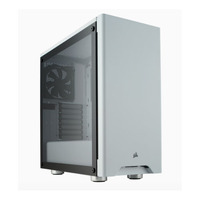 Corsair Carbide 275R White,Tempered Glass, Clean and Mminimalist Design, Up to six 120mm Fans. ATX Mid-Tower Case. (LS)