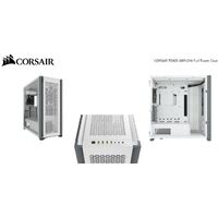 Corsair Obsidian 7000D AF Tempered Glass Mini-ITX, M-ATX, ATX, E-ATX Tower Case, USB 3.1 Type C, 10x 2.5', 6x 3.5' HDD. White (LS)