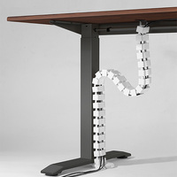 Brateck Quad Entry Vertebrae Cable Management Spine Material.Steel,ABS Dimensions 1300x67x35mm -- White