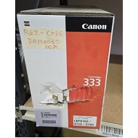 CANON CART333 STD BLACK TONER CARTRIDGE 10K TO SUIT DAMAGED CARTON