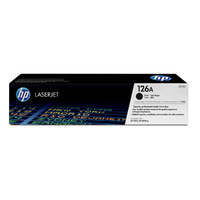 HP 126A BLACK TONER 1200 PAGE YIELD FOR LJ PRO CP1020