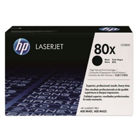 HP 80X BLACK TONER - HIGH YIELD - APPROX 6.9K PAGES - M401, M425, CP3525 COMPATIBLE