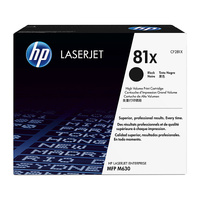 HP 81X BLACK TONER - HIGH YIELD. FOR M604, M605, M606, M630 SERIES PRINTERS