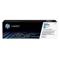 HP 201X CYAN TONER - HIGH YIELD - APPROX 5K PAGES - M252, M277 COMPATIBLE