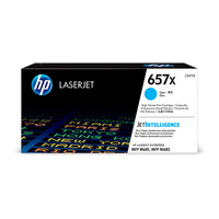 HP 657X CYAN TONER - HIGH YIELD - APPROX 23K PAGES - M681, M682 COMPATIBLE