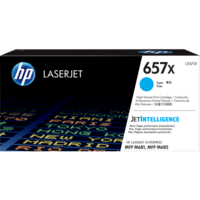 HP 657X CYAN TONER - HIGH YIELD - APPROX 23K PAGES - M681, M682 COMPATIBLE