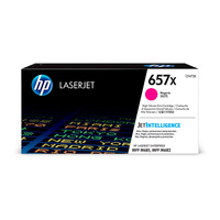 HP 657X MAGENTA TONER - HIGH YIELD - APPROX 23K PAGES - M681, M682 COMPATIBLE