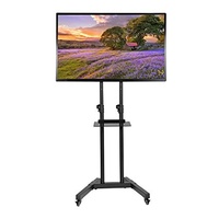 CONVERTIBLE FLAT PANEL TROLLEY FOR TV & TOUCH PANEL ELECTRIC HEIGHT ADJUSTABLE
