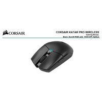 Corsair Katar PRO Wireless Gaming Mice, Ultra Light Weight,  Sub-1ms Slipstream Wireless connection, ICUE Software, (LS)