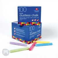 Chalk Micador Assorted Colour Box 100 Sticks