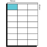 Label Austab Laser Copier CL21 70 x 41mm Compatible DL21 Box 100