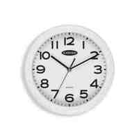 Clock Carven 250mm Round White CL250WH