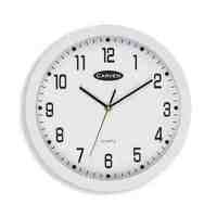 Clock Carven 300mm Round White CL300WH