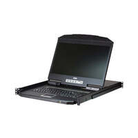 ATEN 18.5" SHORT DEPTH 8 PORT LCD KVM 2YR