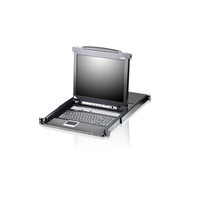 ATEN 17" 8 PORT LCD KVM 2YR