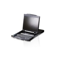 ATEN 19" DUAL RAIL 8 PORT LCD KVM, SUPPORTS SECOND CONSOLE 2YR