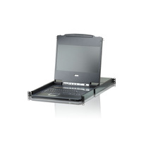 ATEN 17.3" FULL HD 8 PORT DVI LCD KVM 2YR