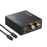 Simplecom CM121 Digital Optical Toslink and Coaxial to Analog RCA Audio Converter 