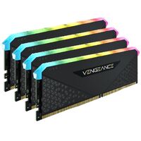 Corsair Vengeance RGB RS 32GB (4x8GB) DDR4 3600MHz C18 18-22-22-42 Black Heatspreader Desktop Gaming Memory EOL - Alternative MECMD4-VRGBRS4X836