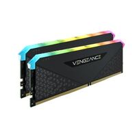 Corsair Vengeance RGB RT 16GB (2x8GB) DDR4 3200MHz C16 16-20-20-38 Black Heatspreader Desktop Gaming Memory for AMD