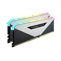 Corsair Vengeance RGB RT 16GB (2x8GB) DDR4 3600MHz C18 18-22-22-42 White Heatspreader Desktop Gaming Memory for AMD