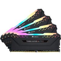 Corsair Vengeance RGB PRO 128GB (4x32GB) DDR4 3200MHz C18 1.35V 288Pin DIMM XMP 2.0 Anodized Aluminum Desktop Gaming Memory