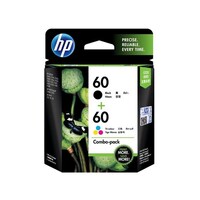 HP 60 INK COMBO PACK BLACK TRI-COL 365 200165PG YIELD FOR DJ D5560 F4280 F2410