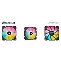 Corsair Black SP120 RGB ELITE, 120mm RGB LED PWM Low Noise, High CFM Fan with AirGuide, Single Pack