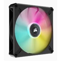 Corsair ML ELITE Series, ML140 RGB ELITE, 140mm Magnetic Levitation RGB Fan with AirGuide, Single Pack