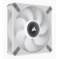 Corsair ML ELITE Series, ML120 LED ELITE WHITE, 120mm Magnetic Levitation White LED Fan with AirGuide, Single Pack