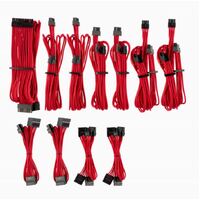 For Corsair PSU - Red Premium Individually Sleeved DC Cable Pro Kit, Type 4 (Generation 4)