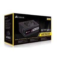 Corsair 1600W AX 80+ Titanium Digital Fully Modular 140mm FAN, ATX Power Supply, PSU, Years Warranty.