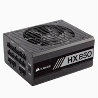 Corsair 850W HX 80+ Platinum Fully Modular 135mm FAN, ATX Power Supply, PSU, 10 Years Warranty 2022 Version