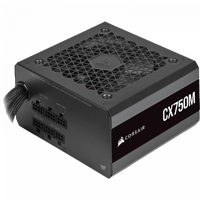 Corsair 750W 2021 CXM 80+ Bronze Semi-Modular 140mm FAN, DC to DC, ATX Compact Power Supply, PSU,  5 Years Warranty