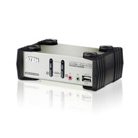 ATEN 2 PORT USB 2.0 VGA KVMP SWITCH WITH OSD AND AUDIO 2YR