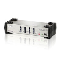 ATEN 4 PORT USB 2.0 VGA KVMP SWITCH 2YR