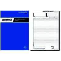 Purchase Order Book Carbonless A4 Duplicate Impact CS490