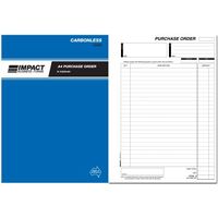 Purchase Order Book Impact A4 Triplicate CS500