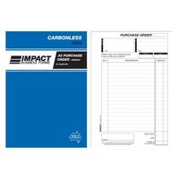 Order Book Carbonless Impact Upright Duplicate CS510