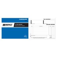 Invoice and Statement Book Carbonless Impact A5 SMC Duplicate CS540