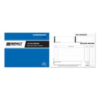 Invoice and Statement Book Carbonless Triplicate A5 SMC Impact CS550 