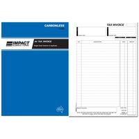 Tax Invoice Book Carbonless Impact A4 SMC Duplicate CS580