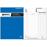Invoice and Statement Book Carbonless Impact A4 DMC Triplicate CS610