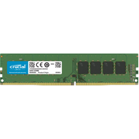 CRUCIAL 16GB DDR4 DESKTOP MEMORY, PC4-21300, 2666MHz, UNRANKED, LIFE WTY