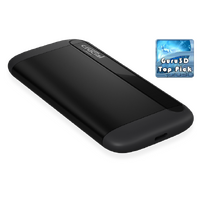CRUCIAL X8 2TB PORTABLE USB-C SSD, UP TO 1050MB/s R/W, BLACK, 3YR WTY