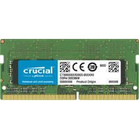 CRUCIAL 32GB DDR4 NOTEBOOK MEMORY, PC4-21300, 2666MHz, DRx8, LIFE WTY