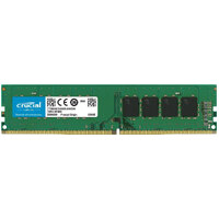 CRUCIAL 4GB DDR4 DESKTOP MEMORY, PC4-19200, 2400MHz, SRx8, LIFE WTY