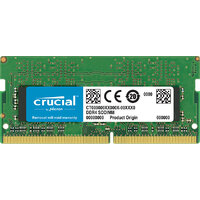 CRUCIAL 4GB DDR4 NOTEBOOK MEMORY, PC4-19200, 2400MHz, SRx8, LIFE WTY